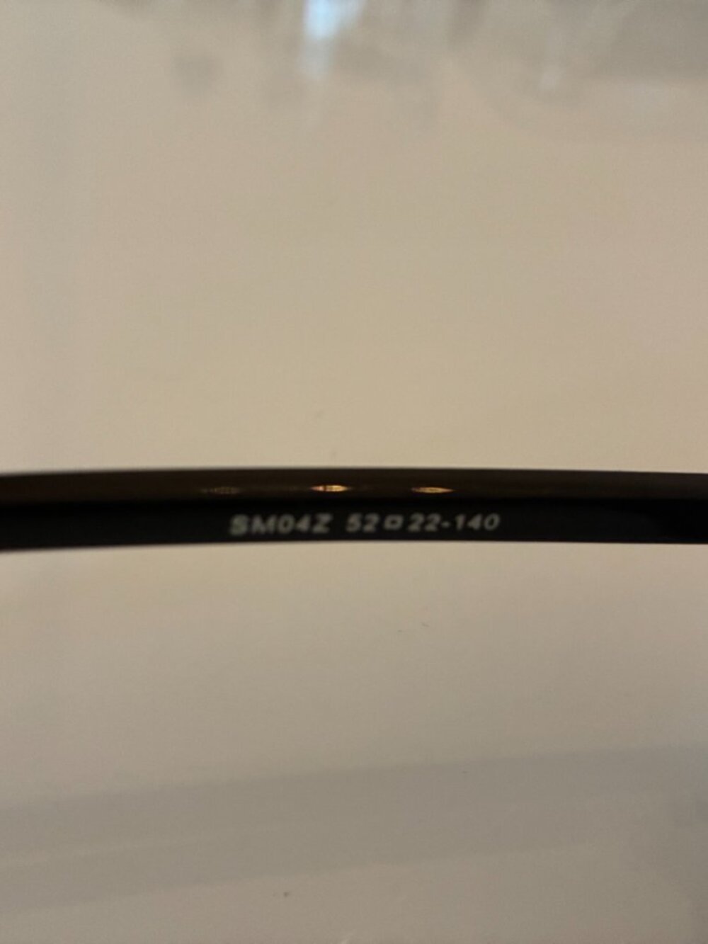 Miu Miu SMU 04Z oval black acetate Sunglasses - Unworn without box - Picture 5 of 5